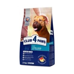 Club 4 Paws Hypoallergenic - Хипоалергенна храна за кучета от всички породи - Агнешко и ориз