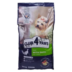 Club 4 Paws Premium Adult Dog Mini Breeds - Суха храна за дребни породи кучета - Патица 14 кг