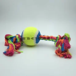 Croci Rope with Tennis Ball - Въже с тенис топка за кучета