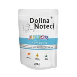 Dolina Noteci Premium Junior Pouch - Мека храна за подрастващи кучета с пилешко месо и агнешки дроб 300 гр