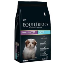 Equilibrio Puppy Small Breeds - Пълноценна храна за подрастващи кучета от малки породи 7,5 кг