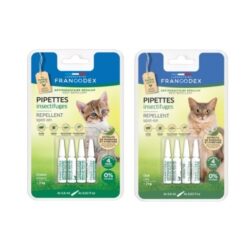 Противопаразитни пипети за котки Francodex - 4 броя
