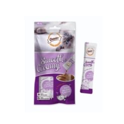 Кремообразни лакомства за котки Gnawlers Smooth Creamy, Сьомга, 4 х 15 гр