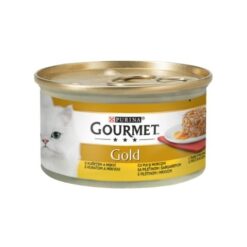 Purina Gourmet Gold Adult Cat Cake Chicken and Carrots - Пай с пилешко месо и моркови 85 гр