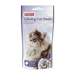 Храна лакомство за котки Beaphar Calming Cat Treats, успокояващи хапки, 35 гр
