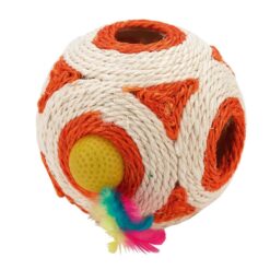 Kerbl Cube Sisal – Играчка котка Топка от сизал 12 см