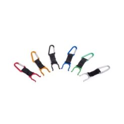 Карабина алпийска алуминиева, приспособление за носене на бутилки, 6 см