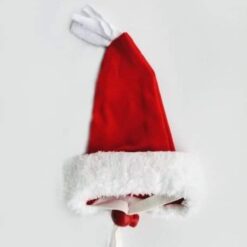 Коледна шапка за куче - L