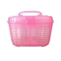 КУТИЯ ЗА ПРЕНОС НА ДРЕБНИ ЖИВОТНИ 12.5х8.5х9 см.