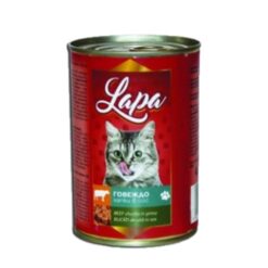 Lapa Cat Adult - Консерва за котка с говеждо на хапки в сос