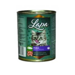 Lapa Cat - Мокра храна за израснала котка с рибни хапки в сос