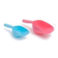 Лопатка плътна малка за храна или котешка тоалетна