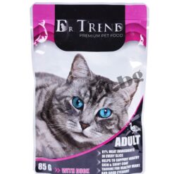Dr. Trend Premium - Мека храна за котка с вкус на патица 85 гр