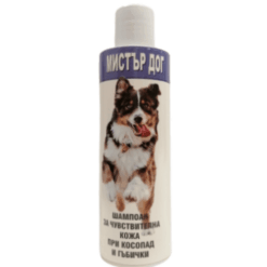 Мистър Дог - Шампоан за кучета с карамфилово масло при чувствителна кожа, косопад и гъбички 200 мл