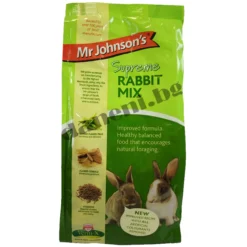 Mr Johnson's Supreme Rabbit Mix - Пълноценна и Вкусна Храна за Вашите Зайци, 900 гр