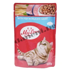 My Love Adult Cat Pouch - Пауч за израстнали котки с риба в деликатен сос 100 гр