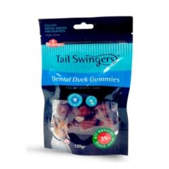 Tail Swingers Dental Gummies - Дентални лакомства за кучета с патица 100 гр