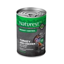 Naturest Super Premium Welght Control - Диетична храна за куче с пуйка, пиле и зеленчуци 400 гр
