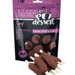 Pet's Dessert - Лакомство за кучета със сирене и агнешко месо 80 гр