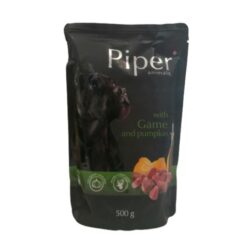 Пауч за кучета - Piper Adult Dog Pouch - Дивеч и тиква 500 гр