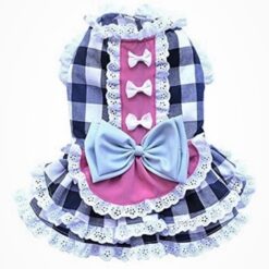 Doggy Dolly - Рокля за куче с дантели и панделки Размер M