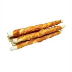 Roll Chicken Sticks, Солети от телешка кожа с пилешко филе, 13 см, 1бр