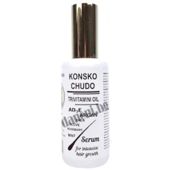Конско чудо серум за растеж на косата - Тривитаминол с адЗе, карамфил, розмарин и мента, 100 мл