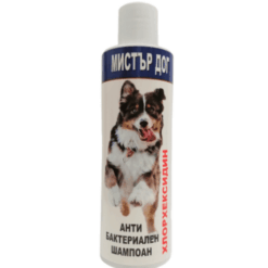 Мистър Дог - Антибактериален шампоан за кучета с хлорхекседин 200 мл