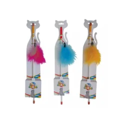 Croci Stick With Feathers - Въдица за котки играчка с пера 1бр