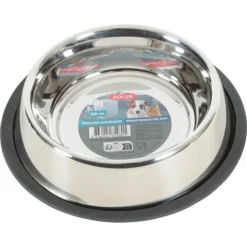 Zolux non-slip bowl - Неплъзгаща иноксова купа за храна за кучета 500 мл