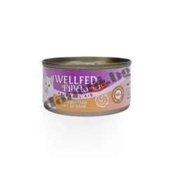 Wellfed Filleto meze Hairball Aid Cat – Ултра качество храна с пилешко и целулоза за контрол на космените топки 70 гр
