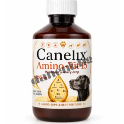 Течни мултивитамини Canelix Amino Vit за подрастващи и възрастни кучета Canelix Amino Vit са течни мултивитамини и аминокиселини за кучета с бързо усвояване.